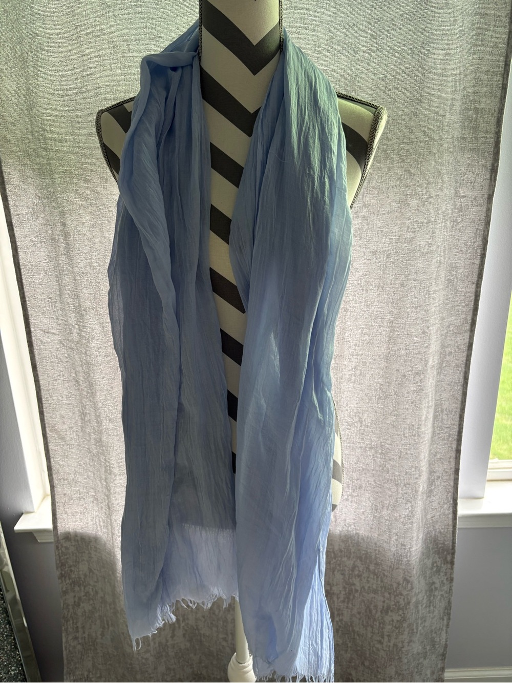 Light Blue Women's Lightweight Scarf